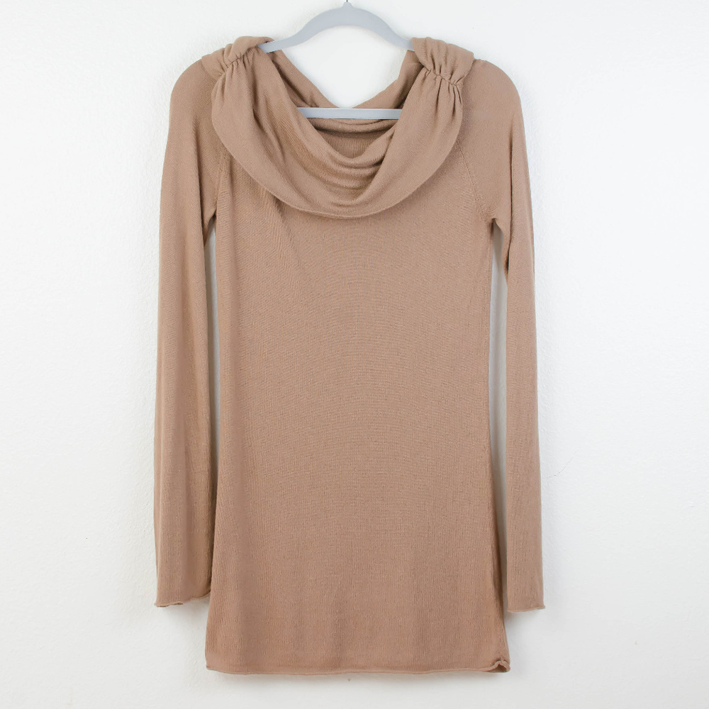 Nordstrom Frenchi | Cowl Neck Sweater Brown Size L